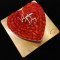 Exotic Strawberry Heart Cake