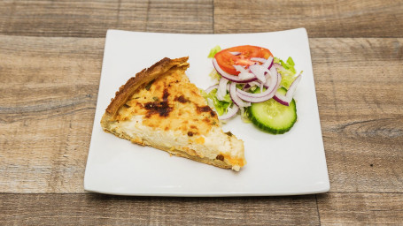 Quiche Slice And Salad