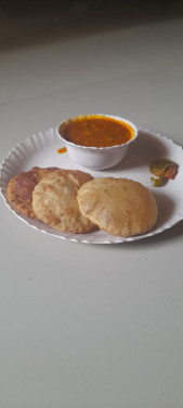 Sattu Kachori With Aloo Sabzi 3Pis.