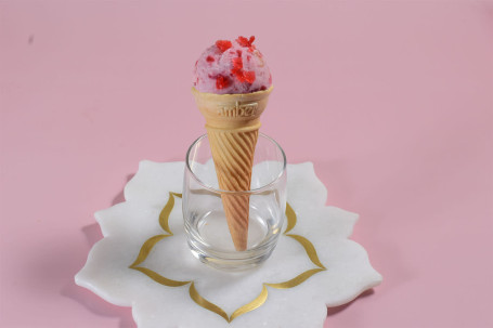 Fresh Strawberry Softy Cone