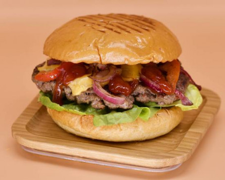 Sticky Bbq Burger