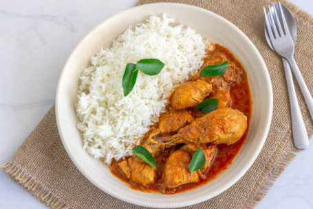 Chicken Curry With Steamed Rice (Mini)