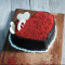 Choco Red Velvet Heart Shaped Cake