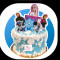 Frozen Princess Theme Cake