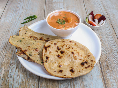 Cheese Toamto 1 Butter Naan 1 Tandoori Chapati Butter 250 Ml Cold Drink