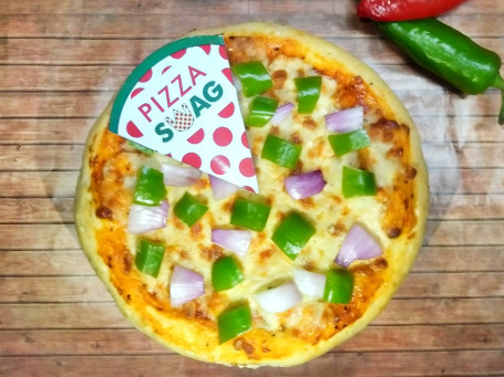 Green Capsicum Onion Pizza