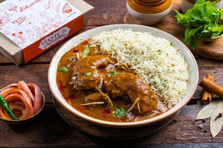 Gharwali Chicken Curry Rice