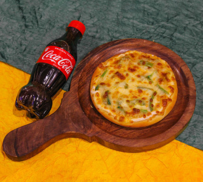 Mix Veg Pizza 7 Inch+Coke 300 Ml