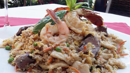 Royal Surf Turf Fried Rice