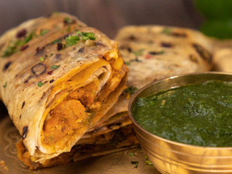 Spicy Aloo Kathi Roll