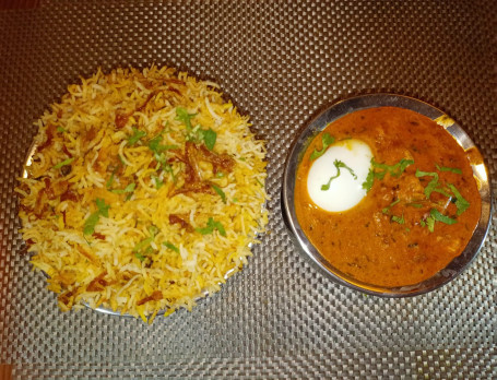 Chicken Special Biryani Biryani Rice In 1000Ml Box And Chicken Curry In 500Ml Box With 1 Egg