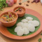 Button Idli With Chicken Curry