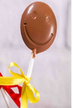 Chocolate Lollipop (Smiley)