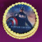 Captain America Photo Cake