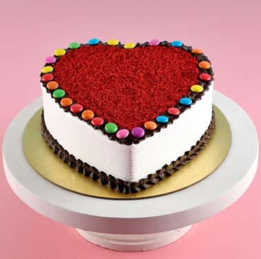 Hearty Red Velvet Gems Cake