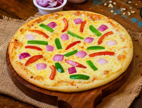 9 Garden Vegetable Thin Crust Pizza