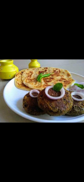 2 Pc Chicken Shaami Kebab 1 Paratha