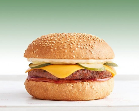 Unmöglicher Veganer Cheeseburger