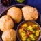 Kachori Sabji (2pc)(served with desi style masaledaar aloo sabzi and salad)