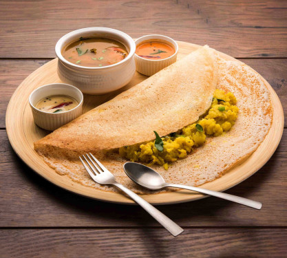 Masala Dosa (Ghee Roasted)