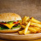 Veg Burger Fries Coldrink Combo