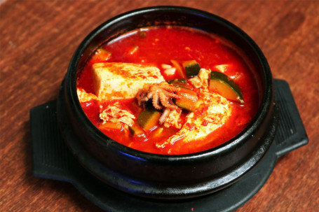 Uncurdled Tofu Soup (Spicy)
