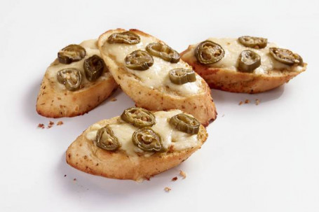 New Loaded Garlic Bread With Jalapenos (V)