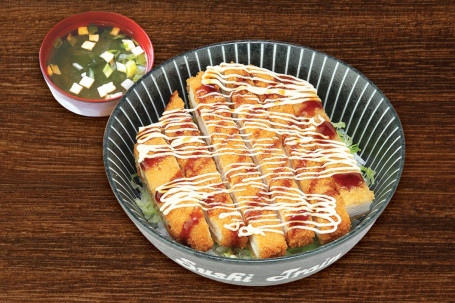 Chicken Katsu Rice Bowl Set Kj)