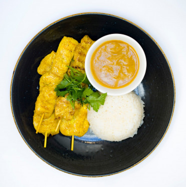 Grilled Chicken Satay Rice