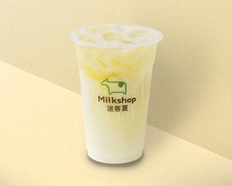 Yuan Pian Qīng Tee Und Teelicht Oolong Latte