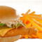 Knusprige Fisch-Deluxe-Sandwich-Kombination