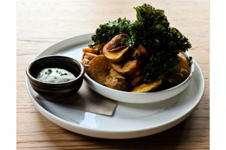 Fried Potato, Crispy Kale