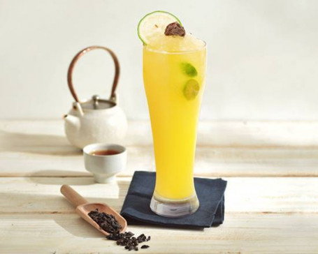 Xiān Jú Gān Méir Níng Méng Lǜ Chá Kumquat Grüner Tee Mit Zitronen Und Pflaumen