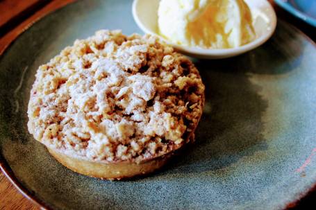 Apple And Raspberry Crumble