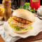 kā zī jī tuǐ dàn bǎo Crispy Chicken Drumstick Burger with Egg