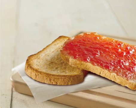 Cǎo Méir Tāng Zhǒng Tǔ Sī Weiches Brot Mit Erdbeermarmelade