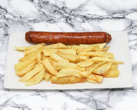 Foot Long Sausage And Chips