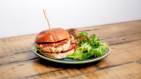 Super Salmon Burger