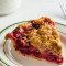 Sour Cherry Pear Crumble Pie, Whole