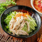 Jī Sī Liáng Bàn Mǐ Xiàn Chicken Strips Cold Tossed Thick Rice Noodles