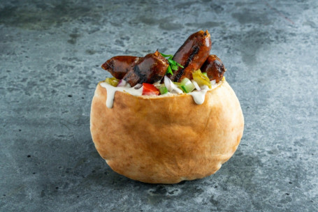 Middle Eastern Merguez In Pita