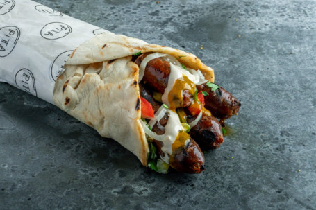 Middle Eastern Merguez In Wrap