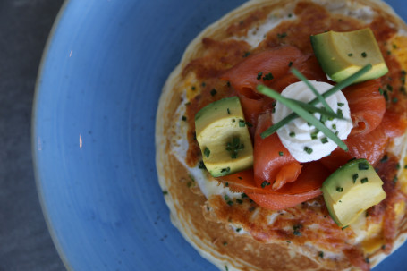 Smoked Salmon Avocado Stack