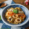 hǎi xiān wū lóng miàn Seafood Udon