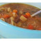 Sopa de carne com legumes, macarrão