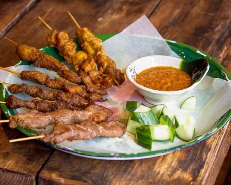 Satay Ayam Jī Ròu Shā Diē Chuàn