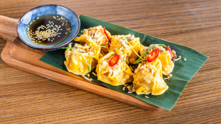 Chicken, Garlic Chive And Ginger Dumplings