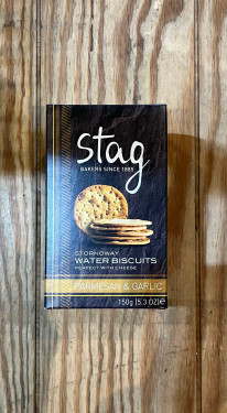 Stag Parmesan Garlic Water Biscuits