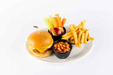 Kids Beanz Burger Meal (Vg)