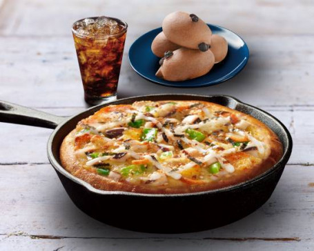 Exklusive Japanische Takoyaki-Pizza-Mahlzeit